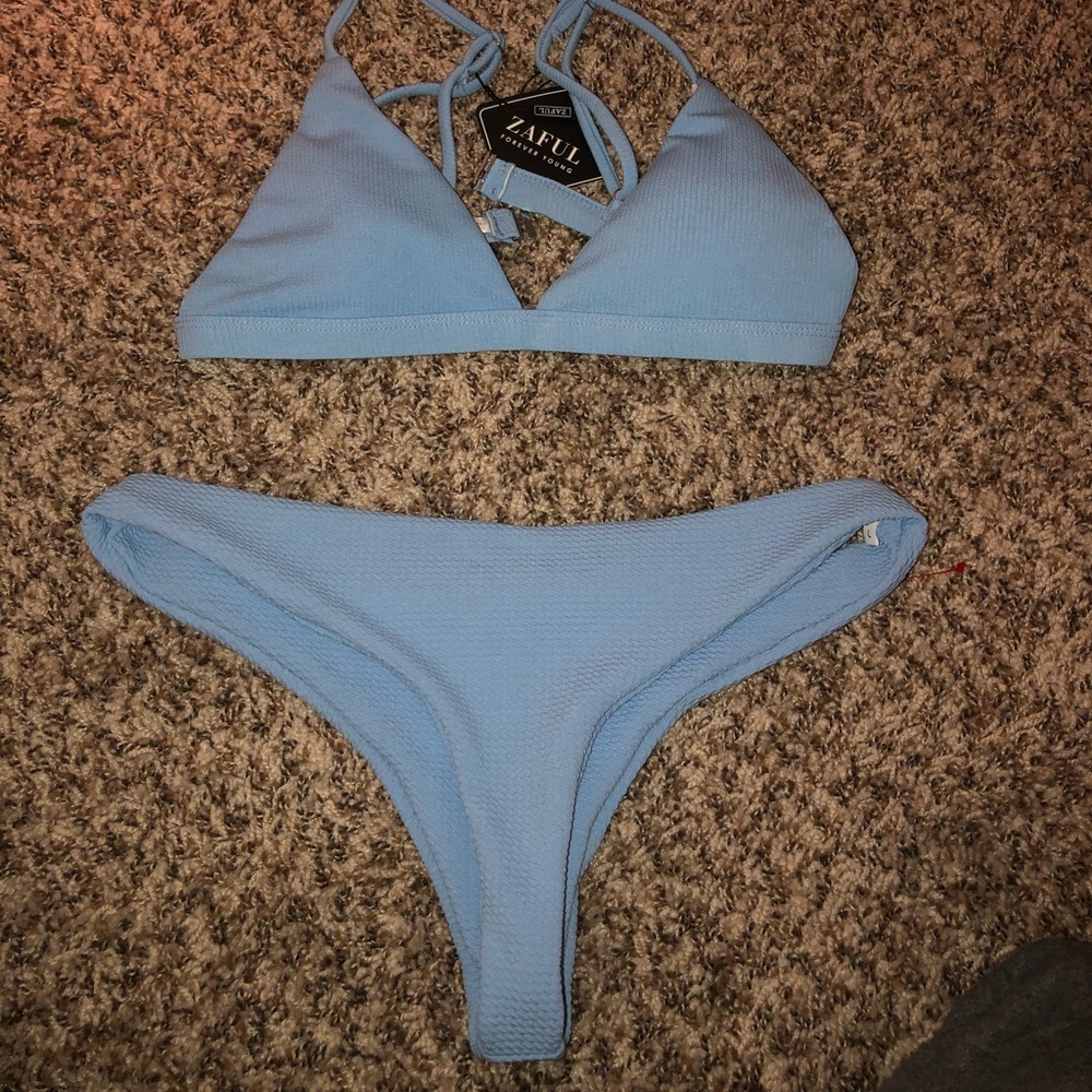 Blue Zaful Bikini